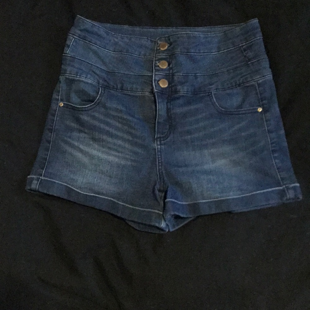 High waisted shorts